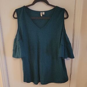 Elegant Cold Shoulder Blouse